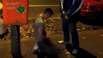Preview 3 of Thai Gayporn - Pissing and self pissing next to busy street