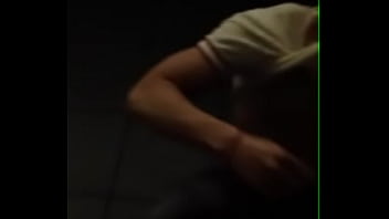 Preview 3 of Hot Lunch For Three Clip - Piss shower in car parking garage staircases