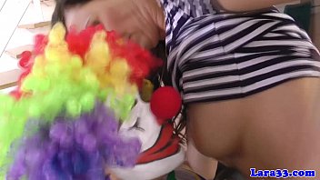 Preview 2 of Lexington Steele Jayna Oso Anal - British stockings milf cockriding clown