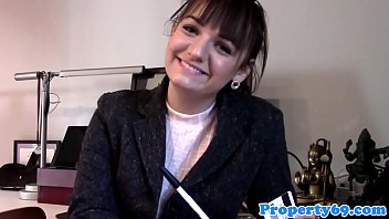 Preview 1 of Xxxnx So Hot - Amateur realtor in lingerie rubbing pussy