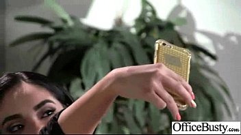 Preview 1 of Boy Aunty Maid - (selena santana) Sexy Busty Office Girl Bang Hardcore Style video-29