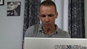 Preview 1 of Aunt As - Rodney Steele gives Damon Andros the best rim job ever