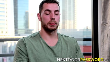 Preview 2 of Bbw Diapers - Inked handsome Carter Woods masturbates in interview