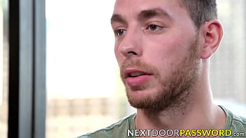 Preview 1 of Bbw Diapers - Inked handsome Carter Woods masturbates in interview