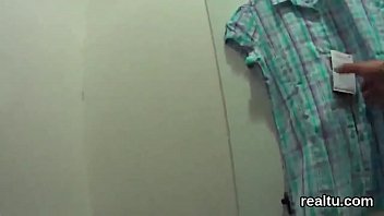 Preview 2 of Scirt Voman - Gorgeous czech teen gets seduced in the mall and rode in pov
