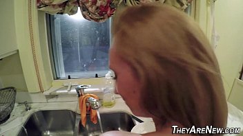 Preview 1 of Sex Cuties - Pov teenager face spunked - TeamSkeet
