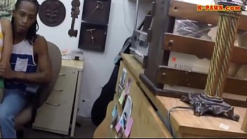 Preview 1 of Back Waves - Black guy let the pawn guy fuck his girl at the pawnshop