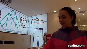 Preview 4 of Blad Bali Vhodai - Stunning czech teen gets seduced in the hypermarket and fucked in pov