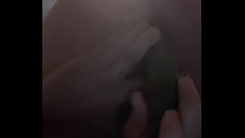 Preview 2 of Pageant Talk Overload - Stretching my tiny asshole with a 12 in cucumber