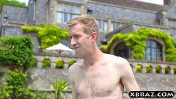 Preview 2 of Dag And Vomen - Busty Chantelle magical swimming pool transformation