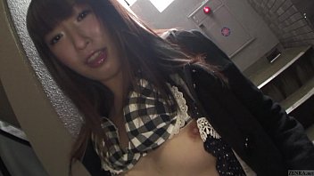 Preview 1 of Free Inset Family Porn - Uncensored Japanese blowjob outside of locked apartment