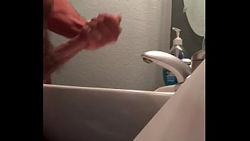 Preview 3 of Lun Bar Kasa Kara - Hung man jerking off fat cock with cumshot.