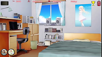 Preview 1 of Sunny Lone Xess - Max&#039_s Life Temporada 2 Cap 65 - a mi hermanastra le encanta chupar y montar sobre mi polla