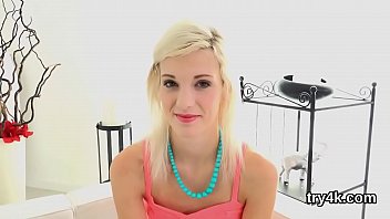 Preview 3 of Anal Thront - Pretty teen blows penis in pov and gets wet snatch poked