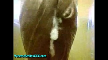 Preview 3 of South Indian Xxxx Bf - Thick Black Chick Showers Big Tits for Flashback Friday