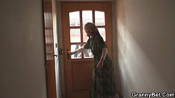 Preview 2 of Asianmom Kids Sexcom - Lonely old grandma pleases young guy