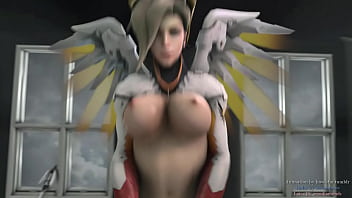 Preview 2 of Tranny Seduce Boys - Overwatch New Mercy Highlight Intro