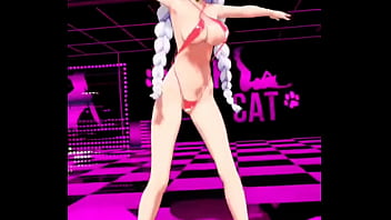Preview 1 of Momsexx Son - kiana kaslana pink cat mmd