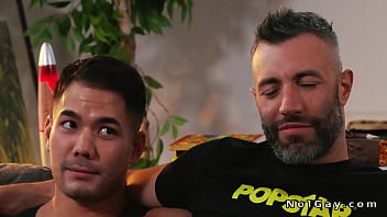 Preview 1 of Sexy Gym Boys Nude - Cole Connor and Colton Reece anal fuck each other