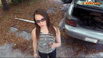 Preview 1 of Amator Crem - Babe with glasses screwed by pawn dude at the pawnshop