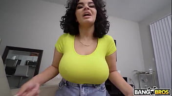 Preview 4 of Shizuka Suginami - DUMB BITCH Crystal Chase Shows Huge Tits To Her Shocked D@d