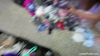 Preview 1 of First Fuck Small Girls - London Keyes Lesbian Behind The Scenes