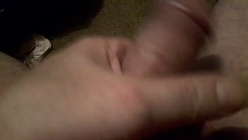 Preview 1 of 3gp Lq Videos - Stroking my th8ck bald cock