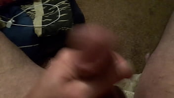 Preview 4 of 3gp Lq Videos - Stroking my th8ck bald cock