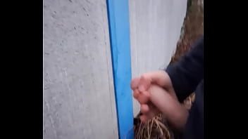 Preview 3 of Japanaskiss - Outdoor masturbation! I Cum on wall in public - Wertert009
