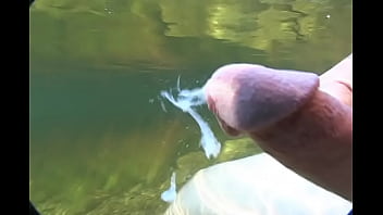 Preview 2 of Alax Sex Texses - My Cock Cumming Underwater