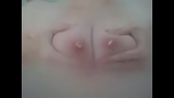 Preview 4 of Phone Cal And Cum - hot pale tits spraying down onto camera