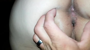 Preview 1 of Amateur Cougar Chubby - wife ron top cumming on her back