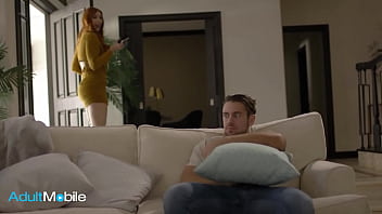Preview 1 of H Xxg - Lauren Phillips Sucks Her Stepson Dante Colle&#039_s Hard Cock And Gets Pounded By It - ADULTMOBILE