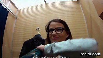 Preview 1 of Drugged Tranny Gets Fucked - czech nympho gets seduced in the shopping centre and poked in pov