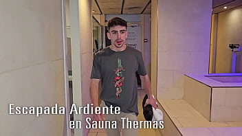 Preview 1 of Viral Sex Video Pinay - Hot escape in Thermas sauna [Free 10 first mn]