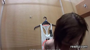 Preview 1 of Ishani Tharangu Ishuu - Striking czech teen gets teased in the mall and nailed in pov