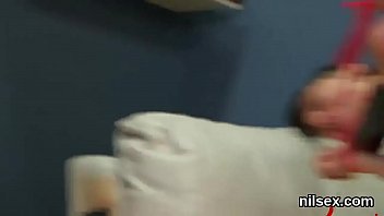 Preview 2 of Great Silfs - Sexy teenie was taken in butthole nuthouse for awkward therapy