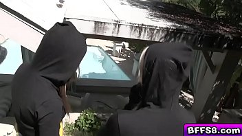 Preview 1 of Adik Nya - Jojo was fed by neighbor to eat her sweet lesbian pussy