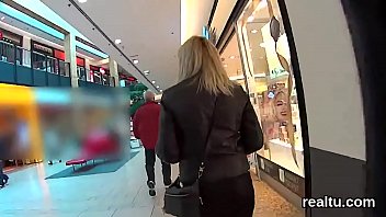 Preview 2 of Sany Leone Xxx Vdeo - Flawless czech sweetie is tempted in the mall and drilled in pov