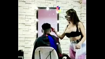 Preview 1 of Litttle Help - LOOK HOW I GRAB THE BIG BUTT OF THIS GIRL WHO CUT MY HAIR