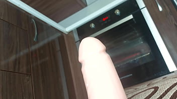 Preview 1 of Hairy Bbw Pool - straddling a big dildo