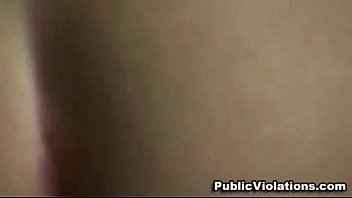 Preview 1 of Lesbian Vintage Massage - Slutty Angel Vain fucking doggy style on a parking lot
