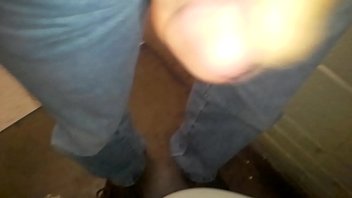 Preview 4 of Mom And Son Saeeping - cumshot in work bathroom