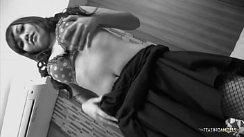 Preview 1 of Muslim Saudi Arabia Girls - Fine lingerie just flies off as Asian girl gets dick and cum on her face