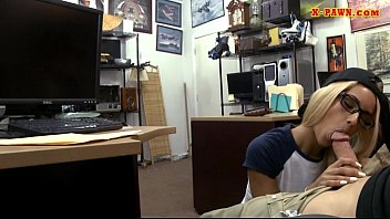 Preview 2 of A Sons Love - Small tits blonde railed at the pawnshop