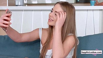 Preview 1 of Big Cock Breeds Tight Ass - SapphicErotica Pretty Lesbians Doing It Right Free Video from  26