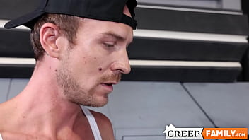 Preview 1 of Arabig Pron - Athletic jock hard fucked raw by his hairy twink stepson