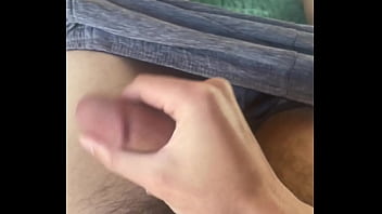 Preview 1 of Wanking Until Cum - bed jerk 4