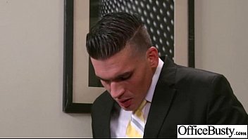 Preview 4 of Gf Have Sex With Bgs Roommate - Hardcore Sex Scene In Office With Slut Naughty Busty Girl (elicia solis) clip-12