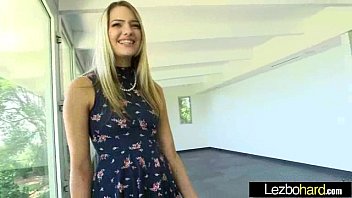 Preview 1 of Hot Adult - Sex Tape Sexy Lesbians Teen Girls (Kenna James &amp_ Aspen Rae) clip-19